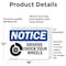 Signmission Drivers Chock Your Wheels OSHA Notice Sign, Vinyl Decal, 18in W x 12in L, 2PK OS-2PACK-NS-D-1218-L-15512 - alternate 2